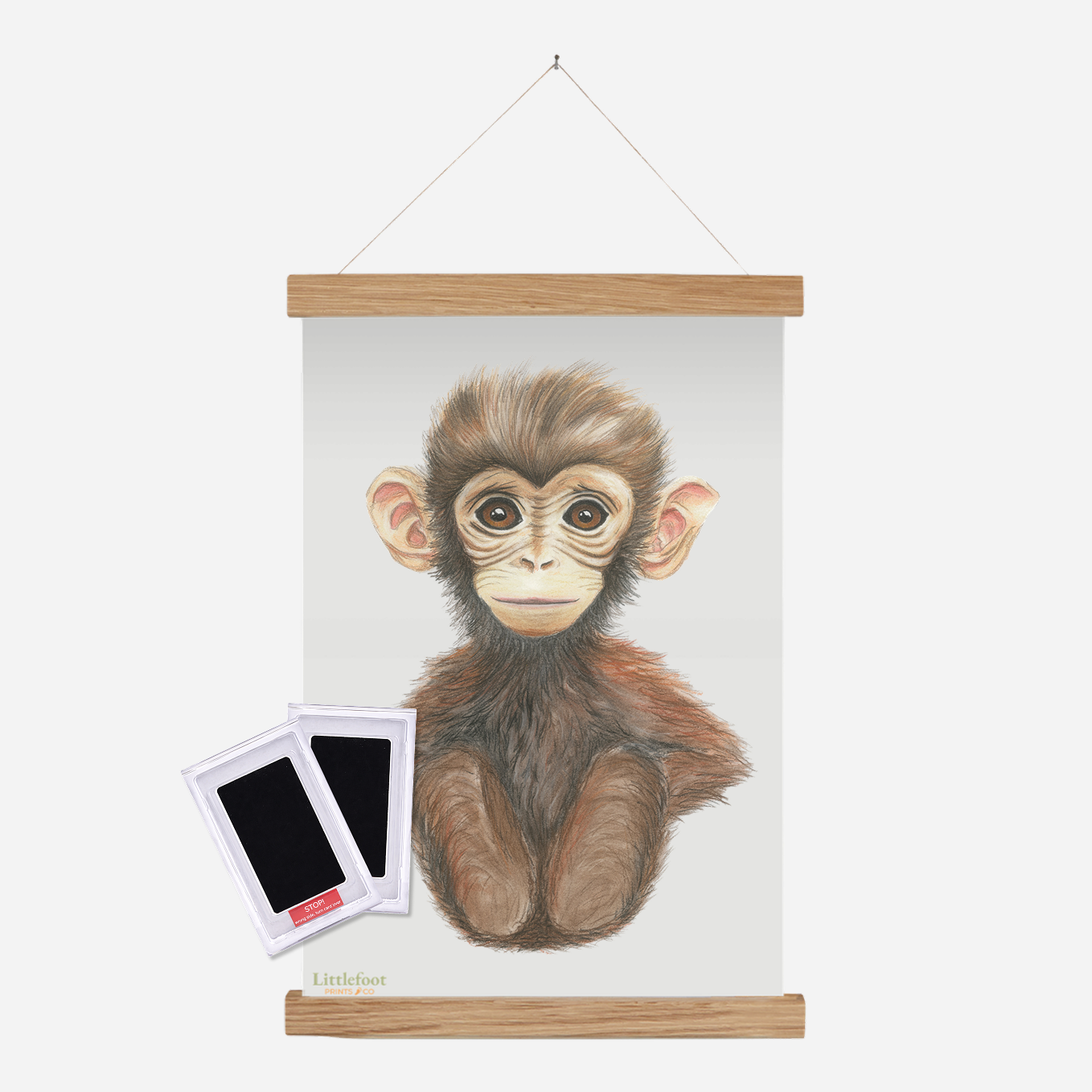 Monkey Keepsake Print