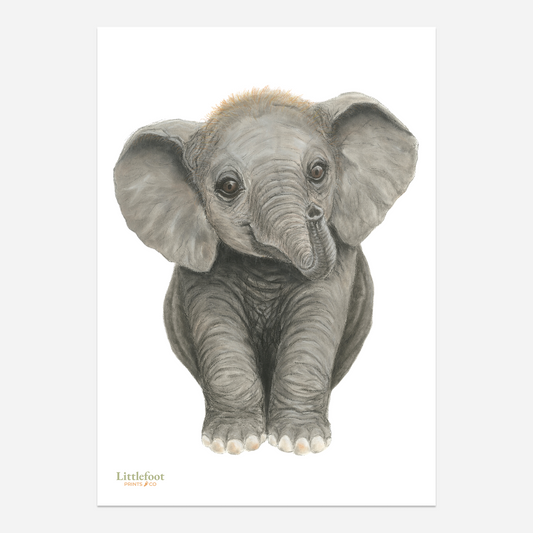 Elephant Keepsake Print