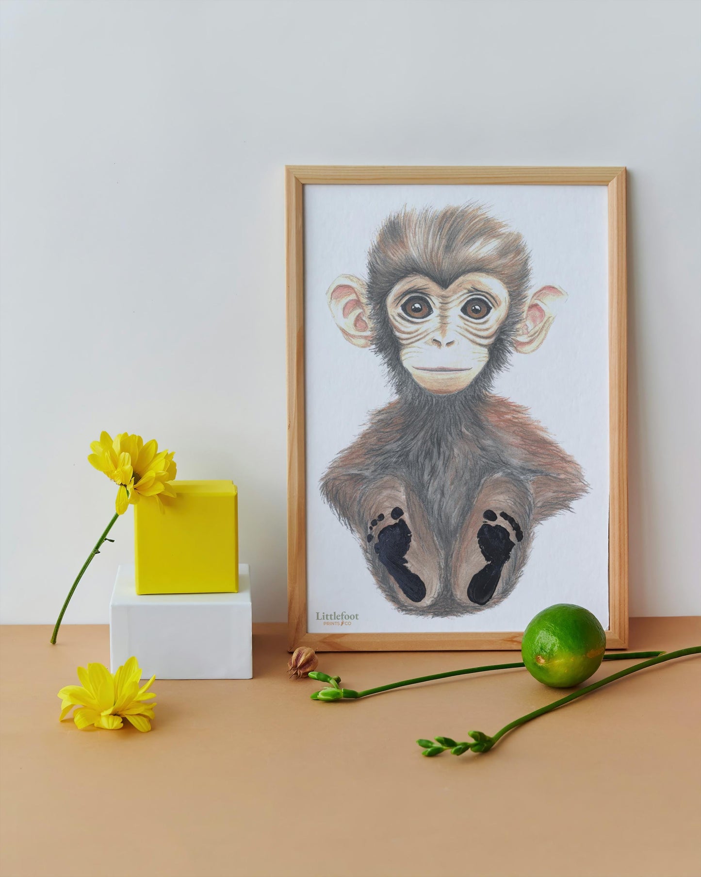 Monkey Keepsake Print
