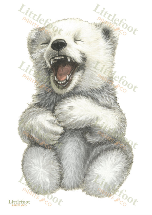 Polar Bear Keepsake Print