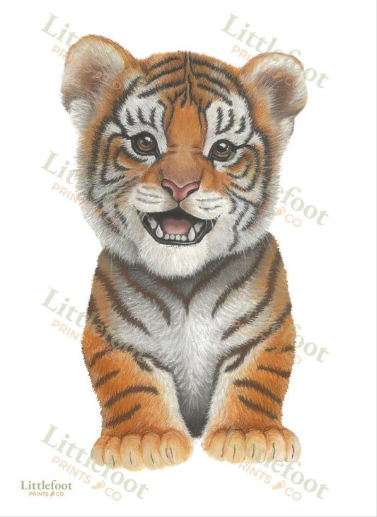 Tiger Keepsake Print