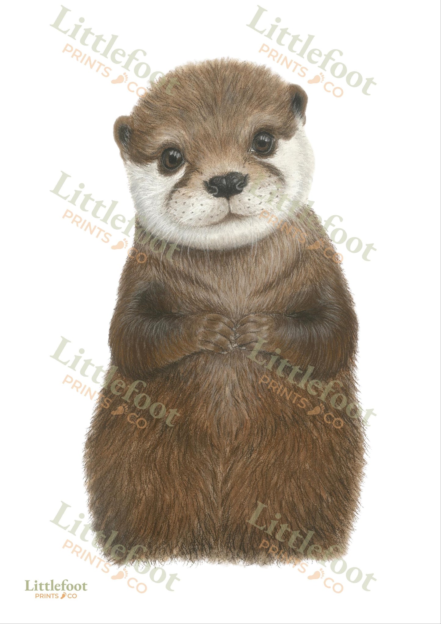 Otter Keepsake Print