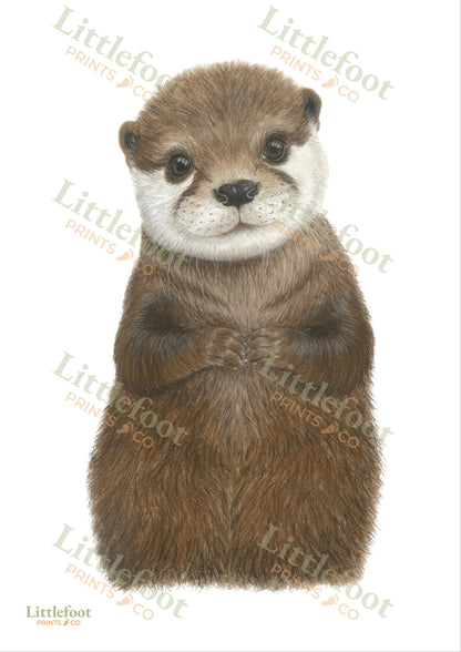 Otter Keepsake Print