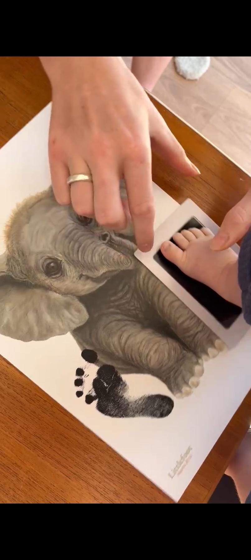 Elephant Keepsake Print