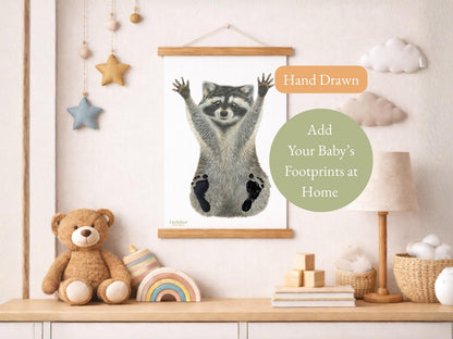 Raccoon Keepsake Print
