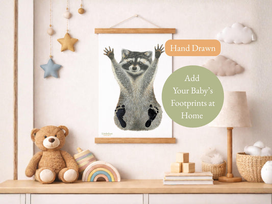 Raccoon Keepsake Print