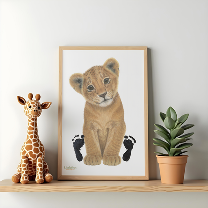 Lion Keepsake Print