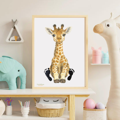 Giraffe Keepsake Print