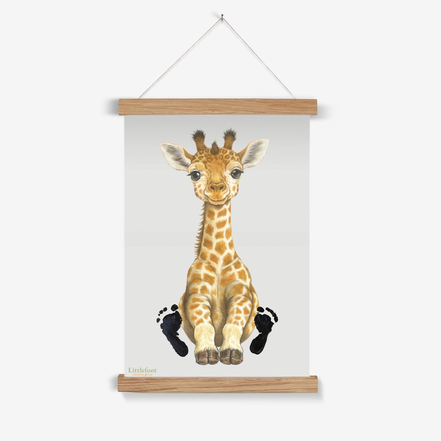 Giraffe Keepsake Print