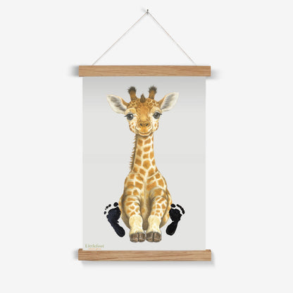 Giraffe Keepsake Print