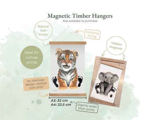 Magnetic Timber Poster Hangers