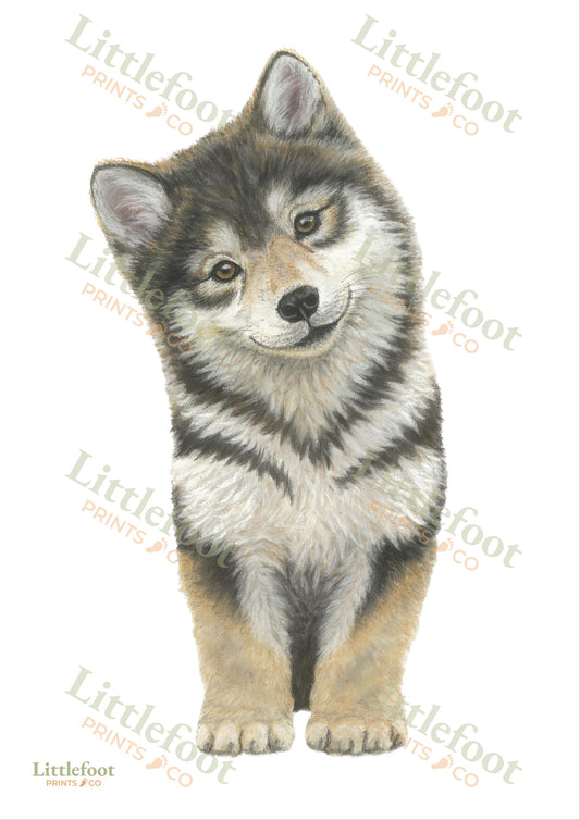 Wolf Keepsake Print