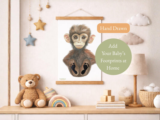 Monkey Keepsake Print