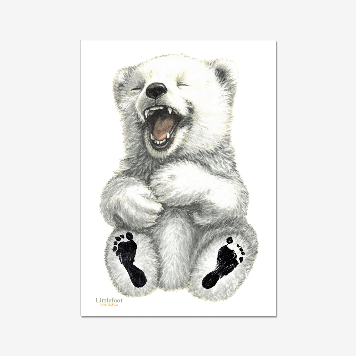 Polar Bear Keepsake Print