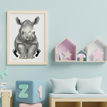 Rhino Keepsake Print