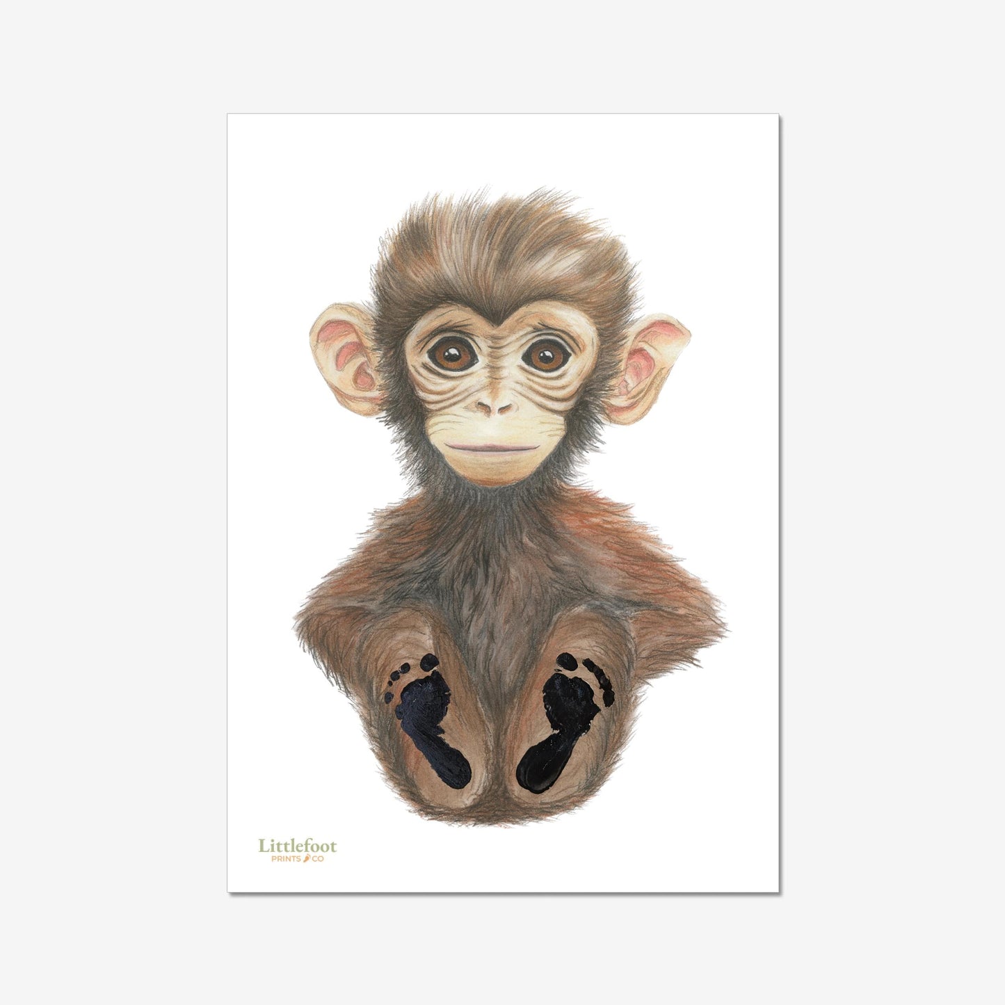 Monkey Keepsake Print