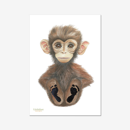 Monkey Keepsake Print