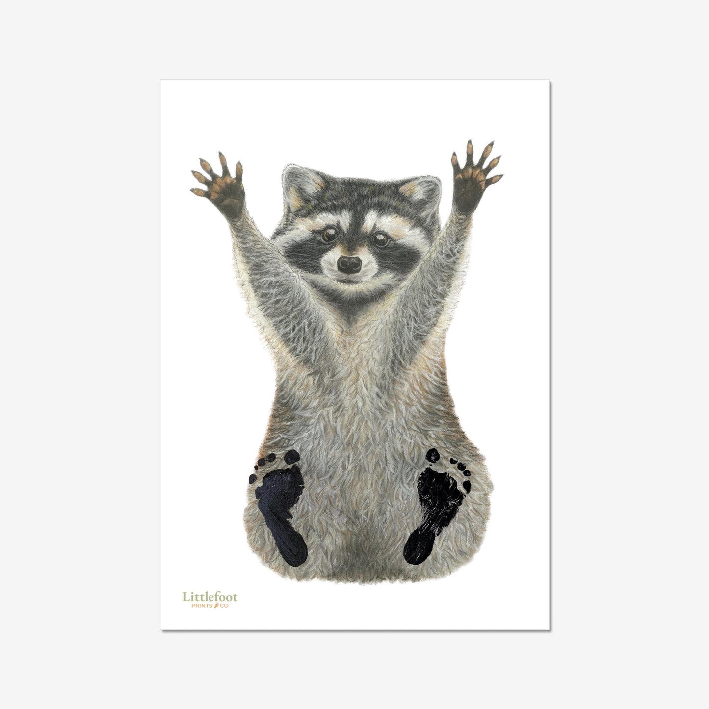 Raccoon Keepsake Print