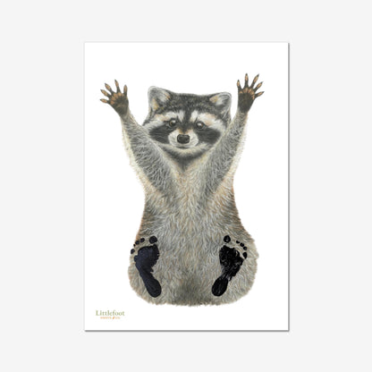 Raccoon Keepsake Print