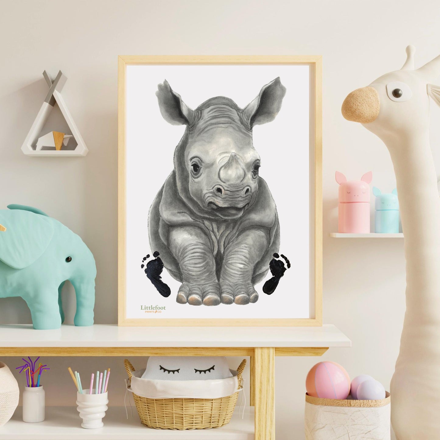 Rhino Keepsake Print