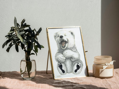 Polar Bear Keepsake Print