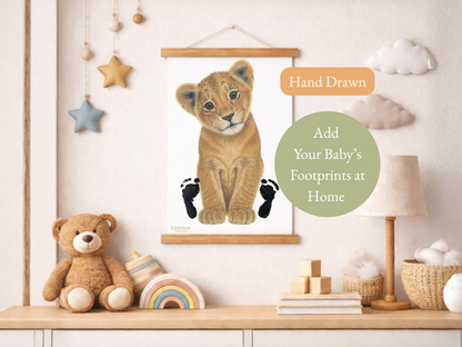 Lion Keepsake Print