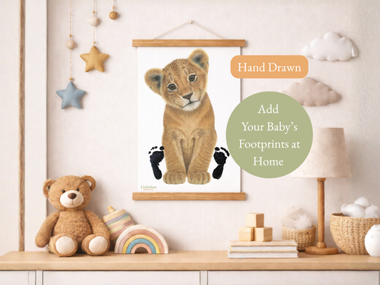 Lion Keepsake Print