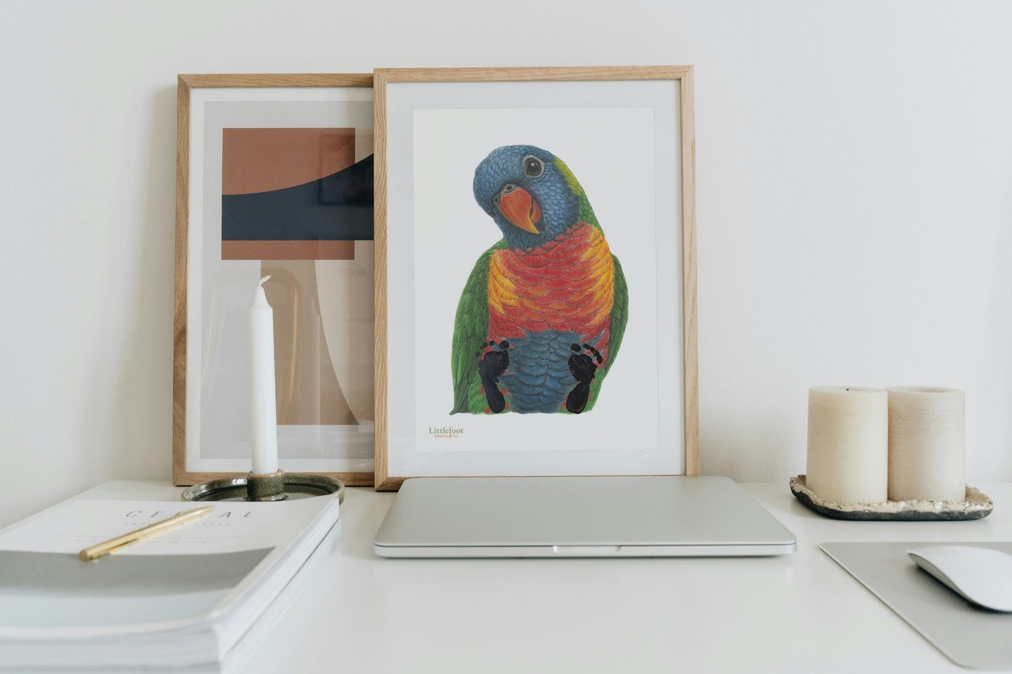 Rainbow Lorikeet Keepsake Print