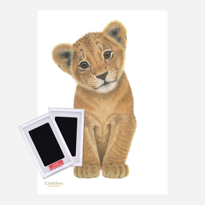 Lion Keepsake Print