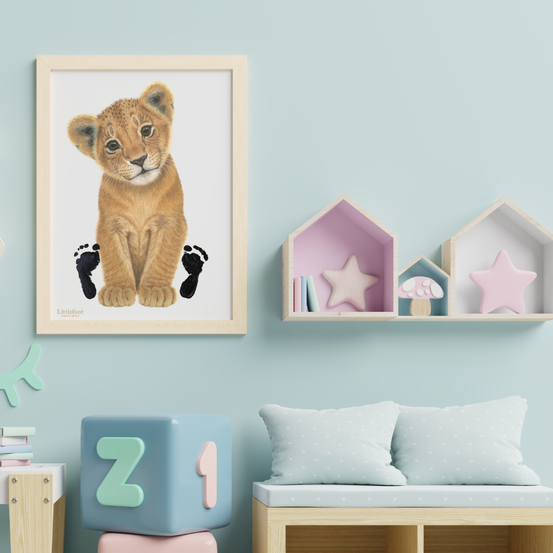Lion Keepsake Print