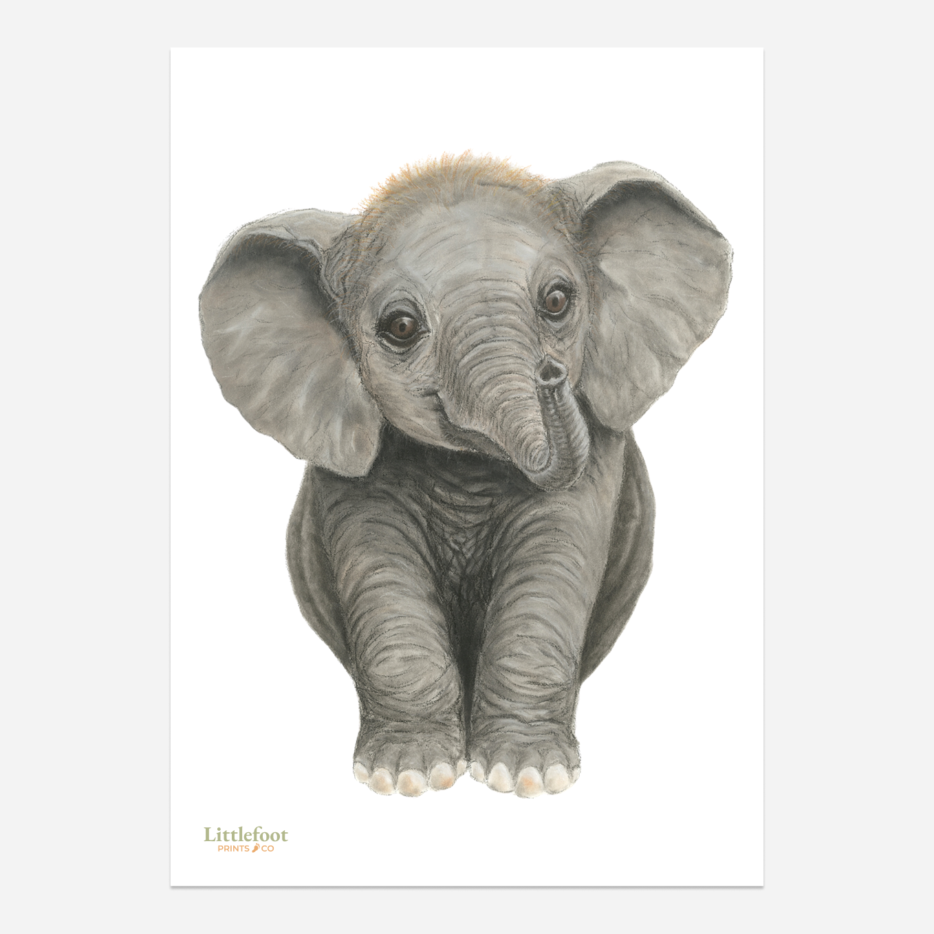 Elephant Keepsake Print