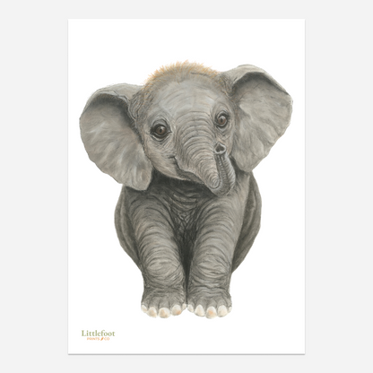 Elephant Keepsake Print