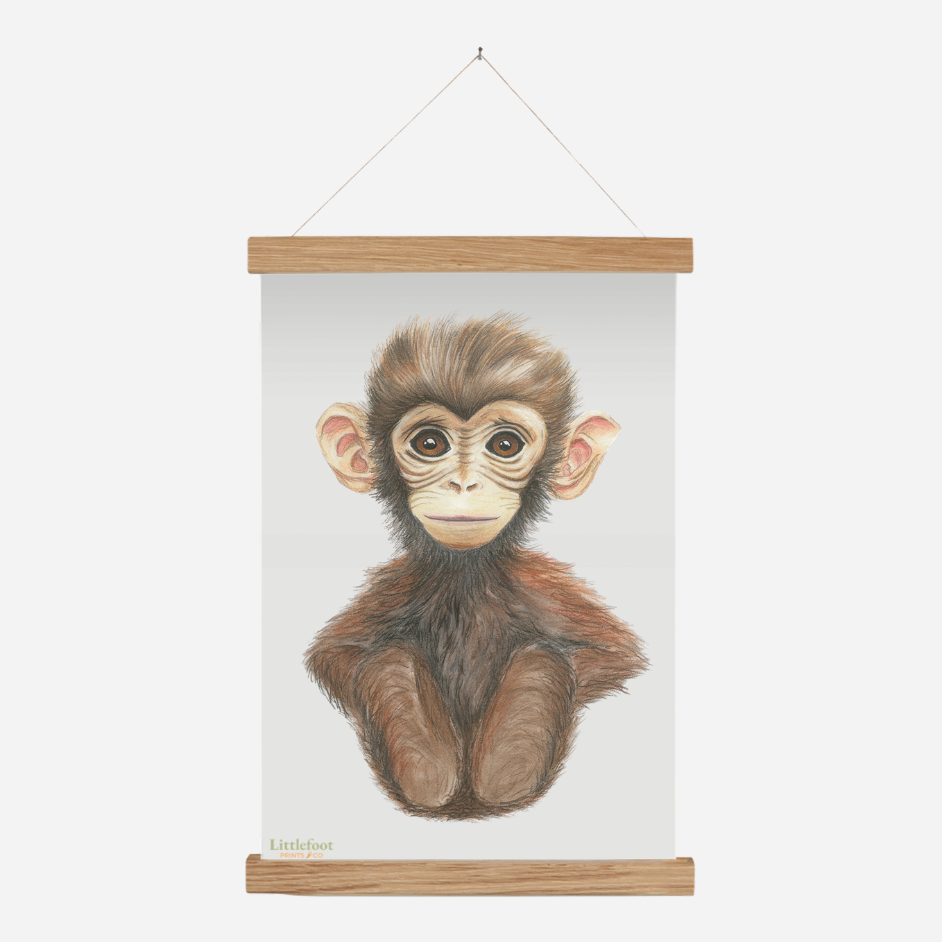 Monkey Keepsake Print