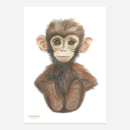 Monkey Keepsake Print