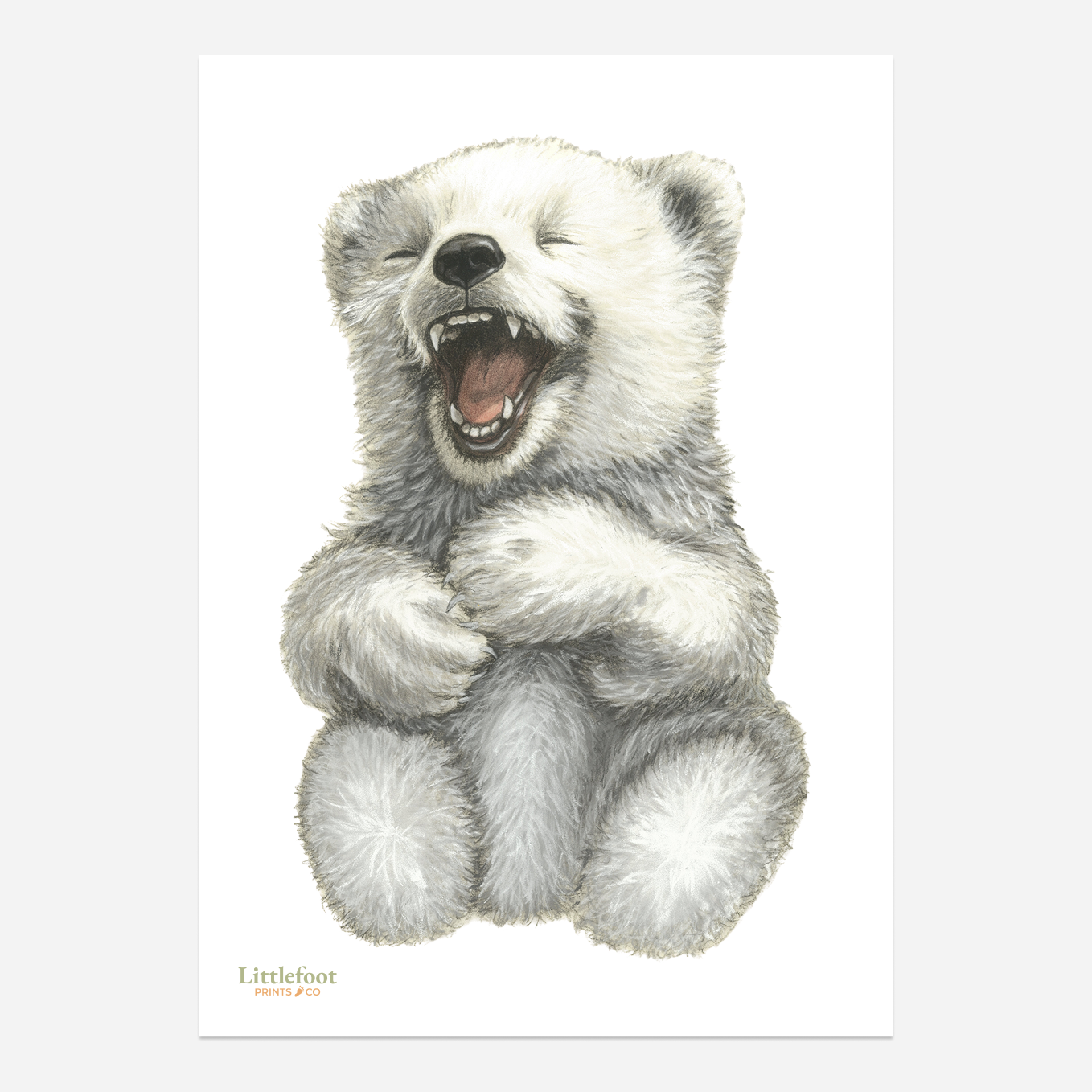 Polar Bear Keepsake Print
