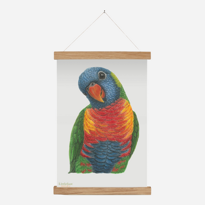 Rainbow Lorikeet Keepsake Print