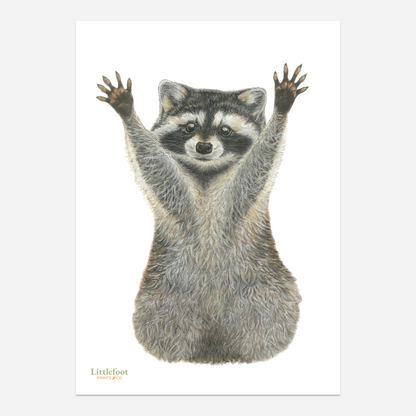Raccoon Keepsake Print