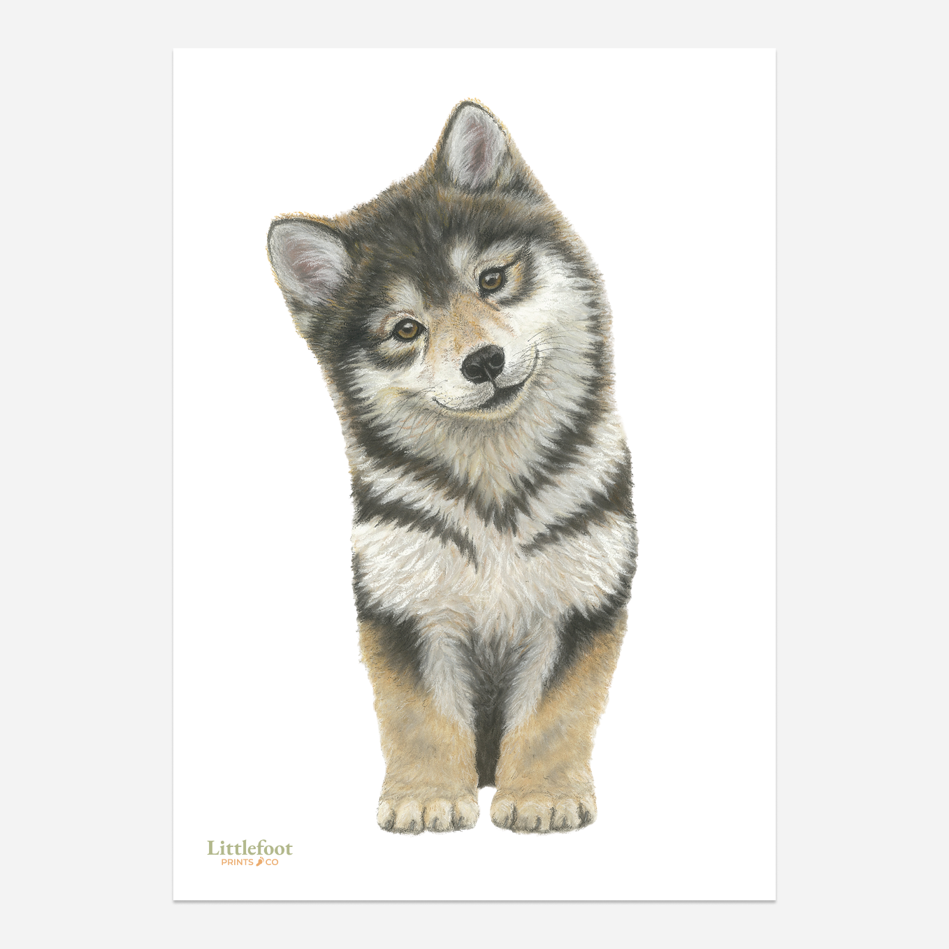 Wolf Keepsake Print