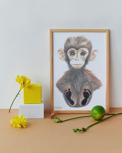 Monkey Keepsake Print