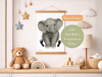 Elephant Keepsake Print