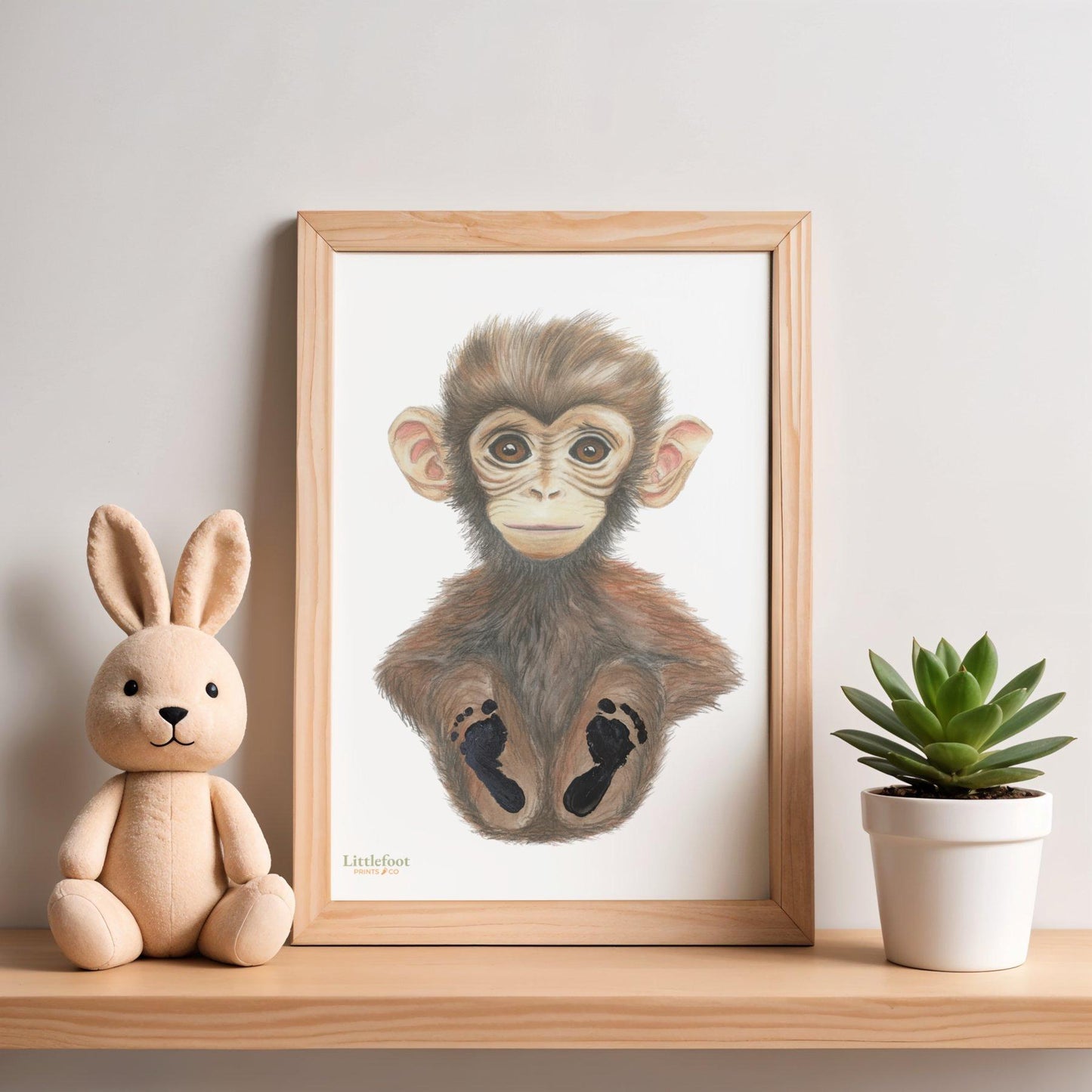 Monkey Keepsake Print