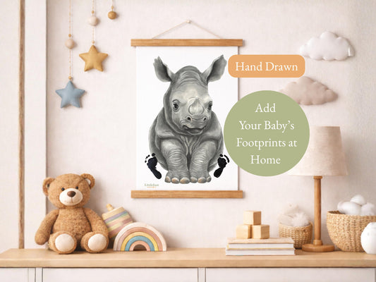 Rhino Keepsake Print