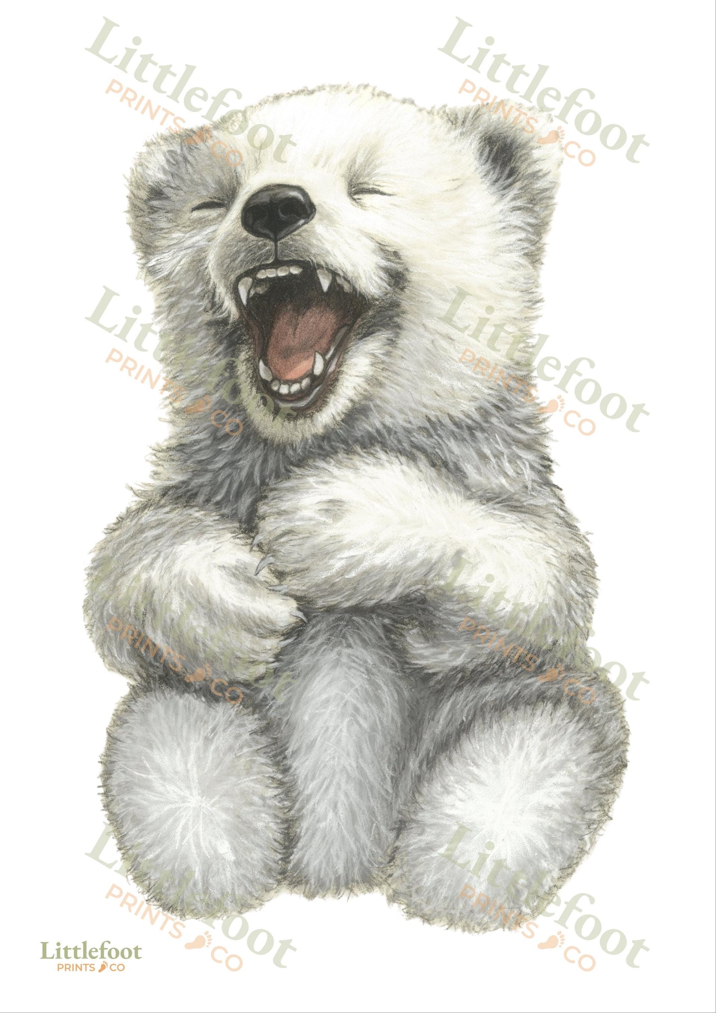 Polar Bear Keepsake Print