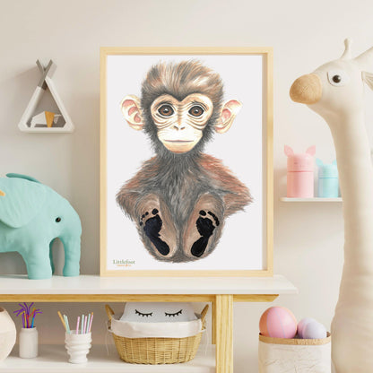 Monkey Keepsake Print