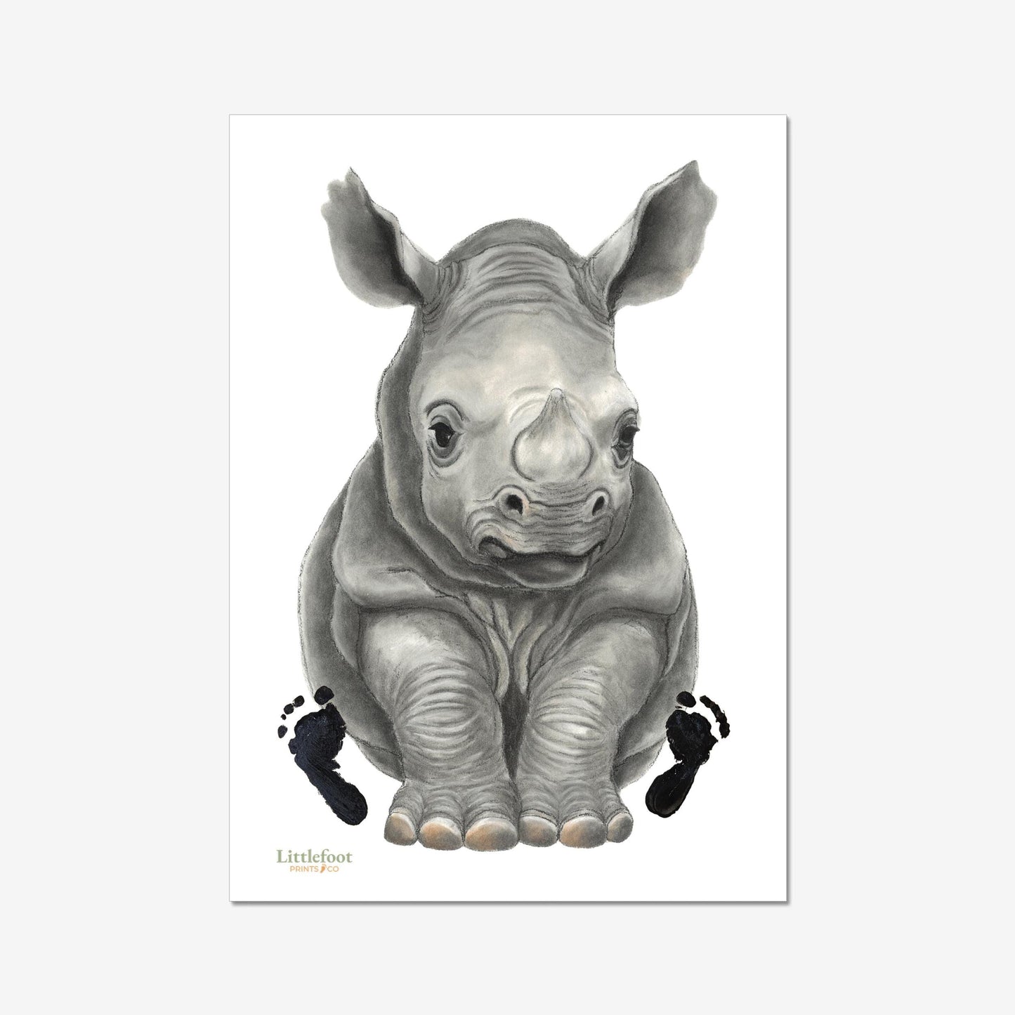 Rhino Keepsake Print