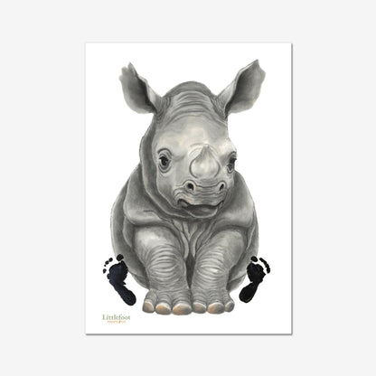 Rhino Keepsake Print