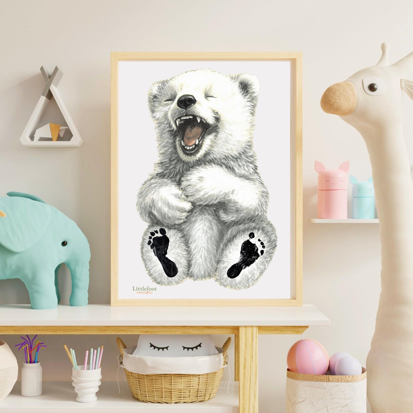 Polar Bear Keepsake Print