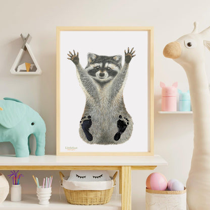 Raccoon Keepsake Print
