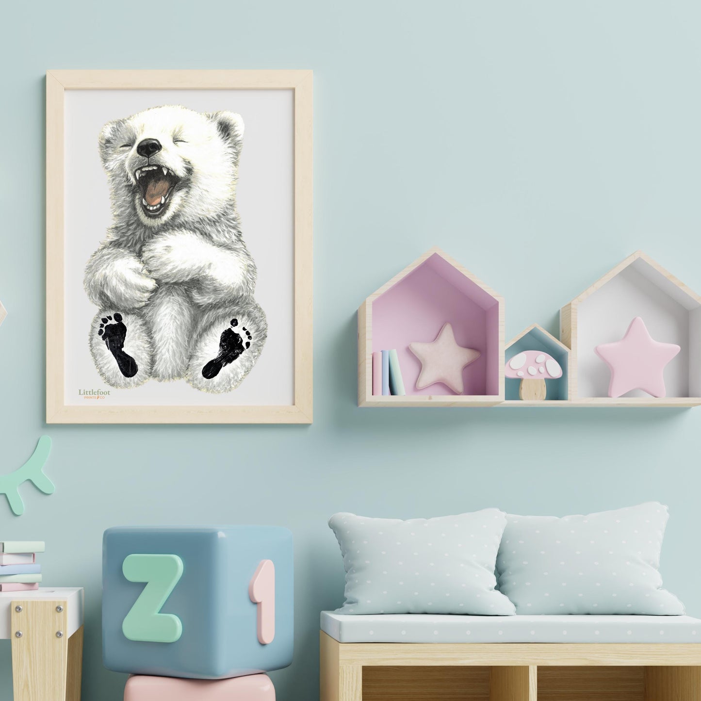 Polar Bear Keepsake Print