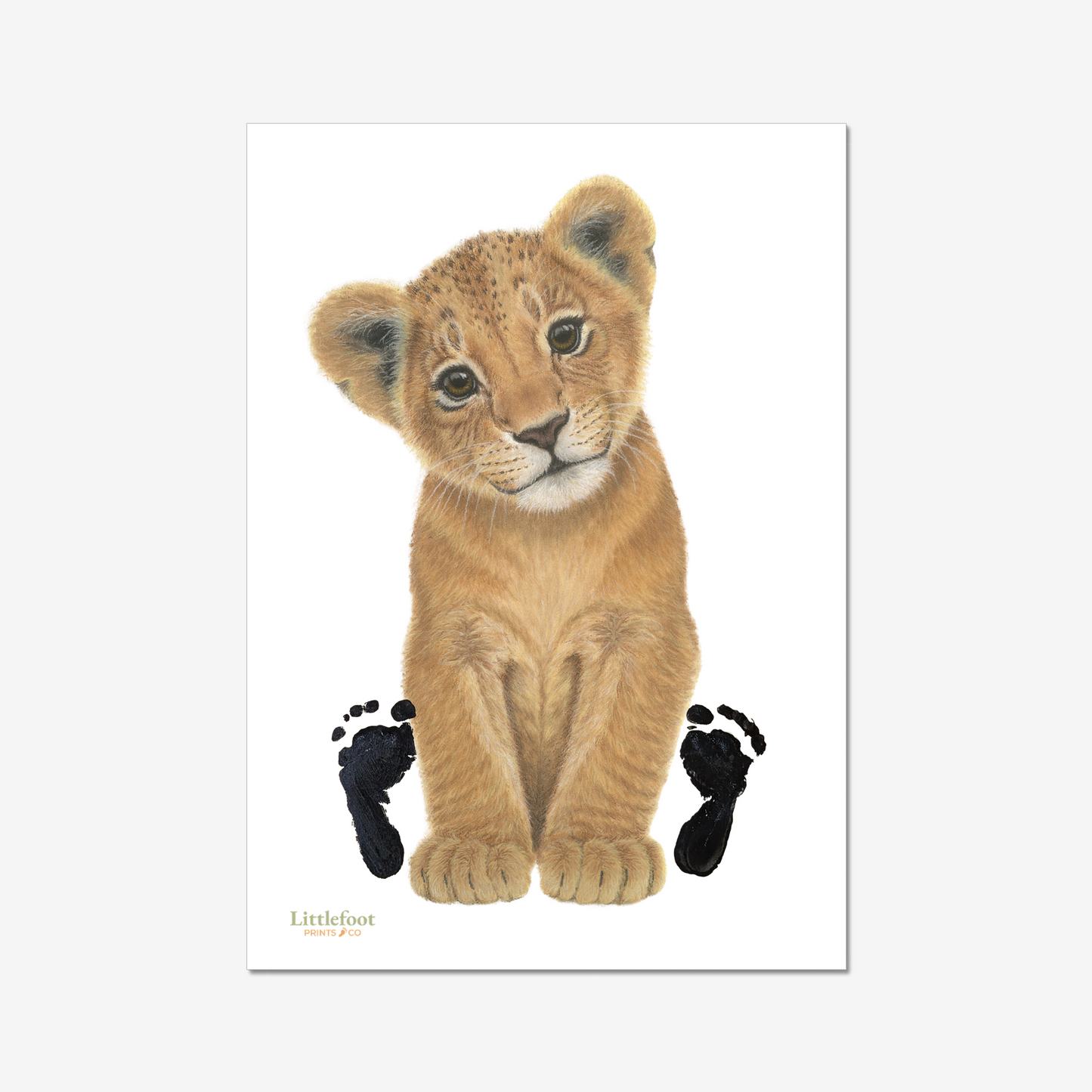 Lion Keepsake Print